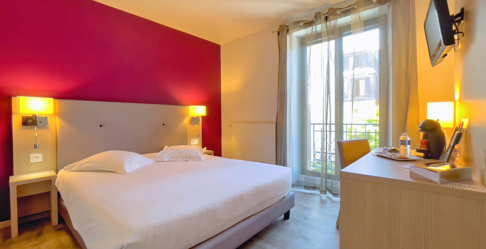 Chambre Double Confort - Hotel Quimper Gare - Hotel de la Gare à Quimper